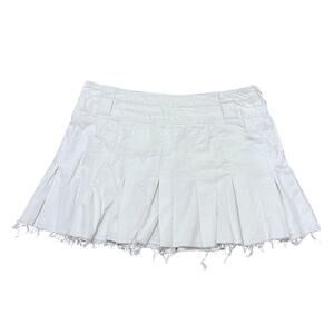 Y2K American Eagle Pleated Corduroy Mini Skirts